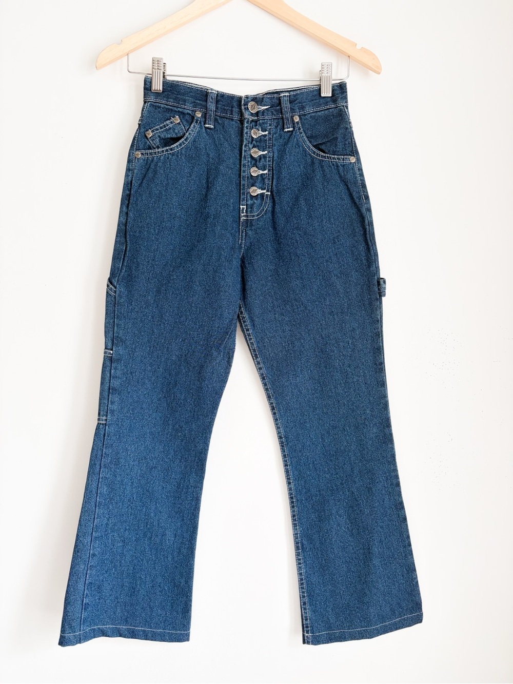 Vintage Kanion High-Rise Button-Fly Carpenter Jeans - Size 25 - NWT